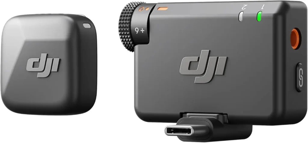 Melhores Microfones para Telemóvel - DJI Mic Mini (1 TX + 1 RX)