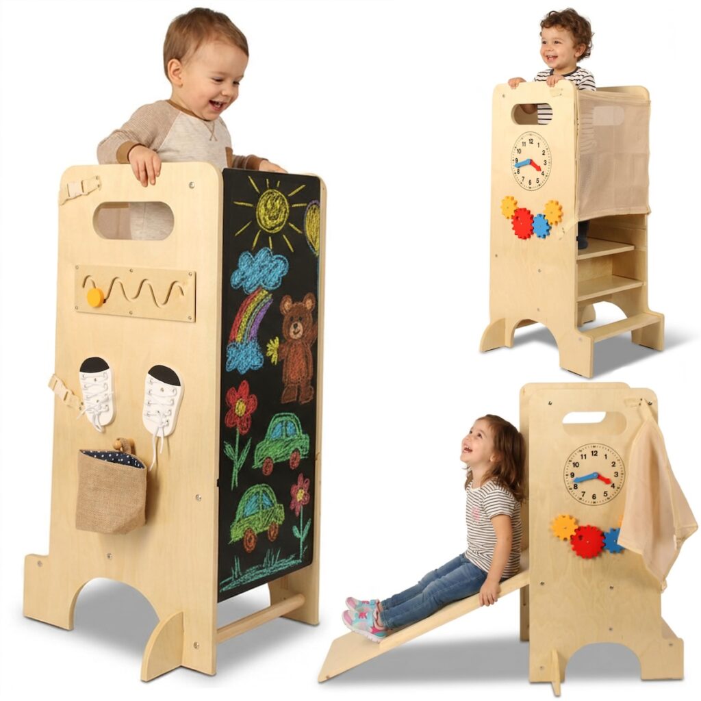 Melhor Torre de Aprendizagem Hogar Gourmet Torre Montessori