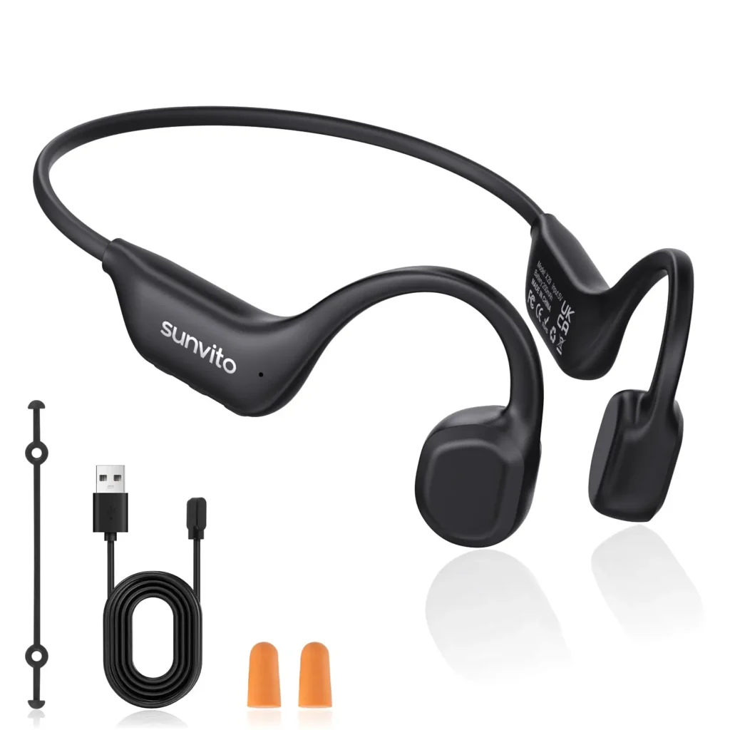 Melhores Auriculares Sem Fios - Sunvito Auriculares de Condução Óssea